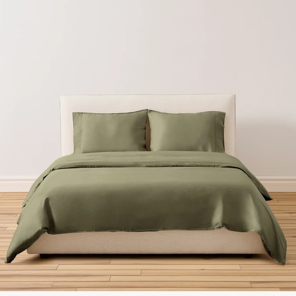 NWT Buffy Breeze Duvet Cover in Moss Full/Queen - Picture 2 of 8
